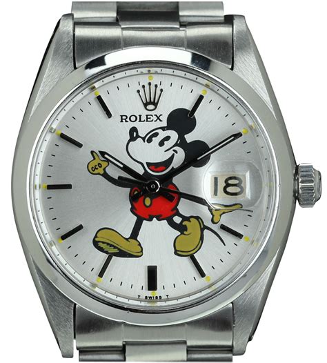 rolex ovetto mickey|rolex mickey mouse watch.